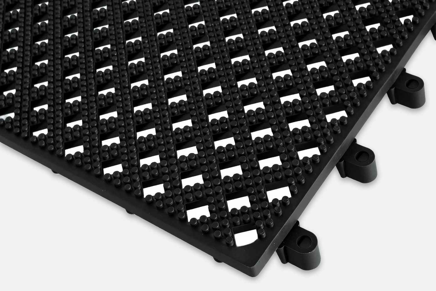 PVC Interlocking Floor Mat Tiles - Anti Slip Safety, Highly Resistant and Durable