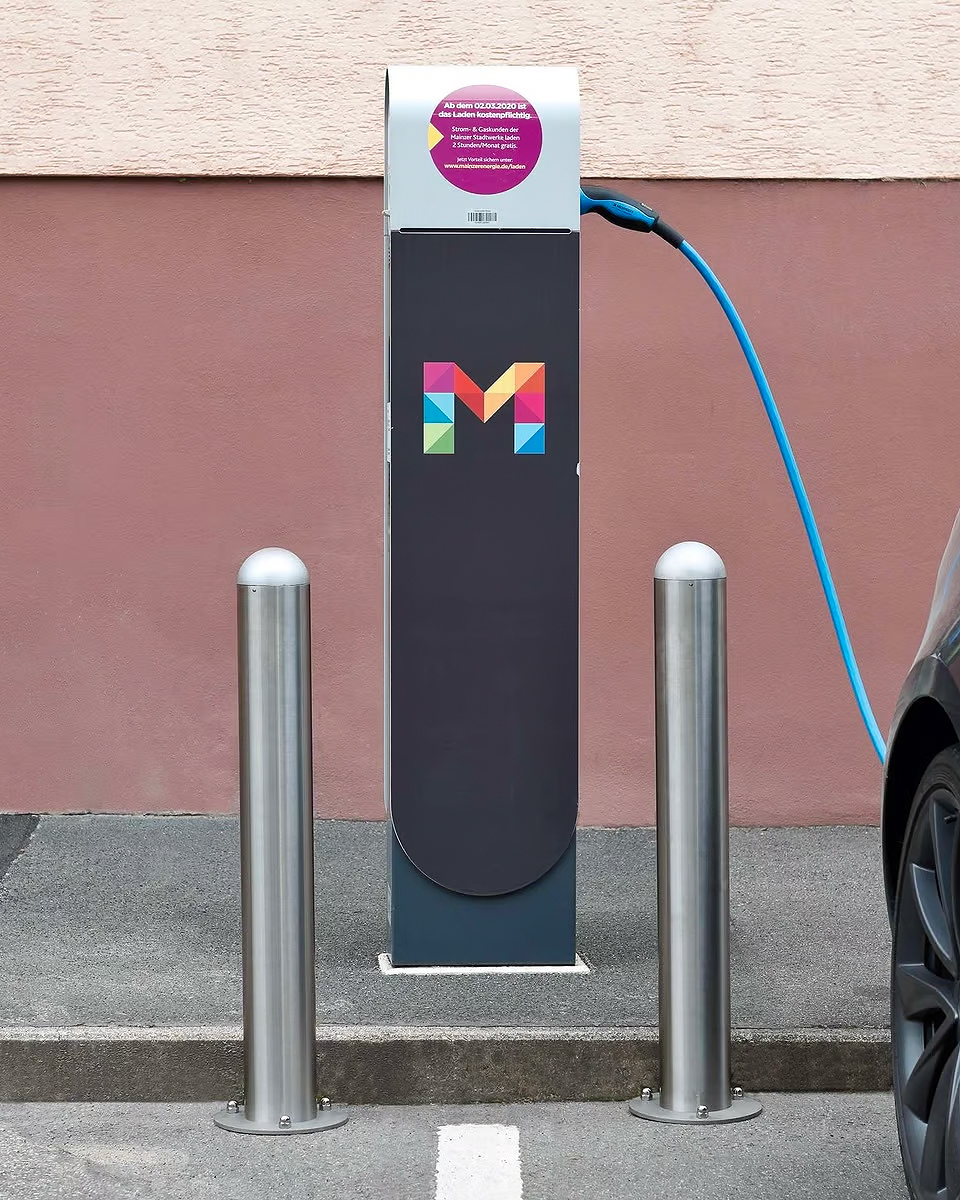 Electric charging point protection