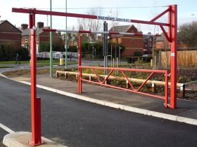 Swing Height Restrictor with Swing Gate
